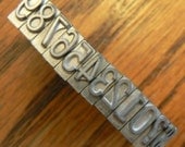 vintage letterpress ... PRINTERS TYPEFACE NUMERIC 0 to 9 plus 1 Grp B 5 is 12 pce
