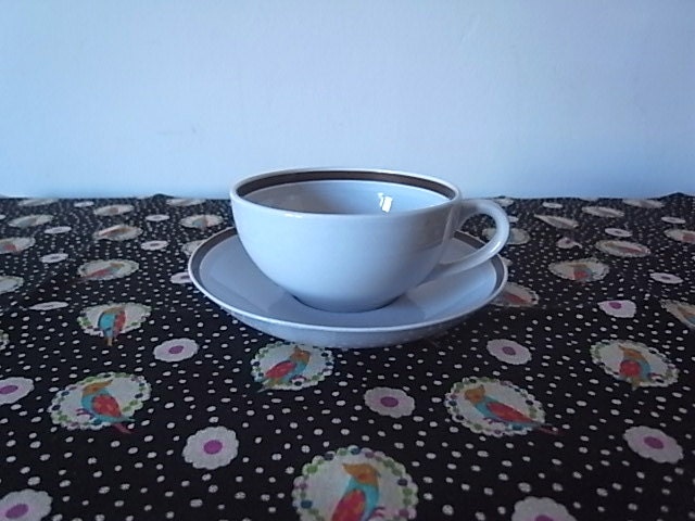 Vintage Arabia Finland Cup And Saucer