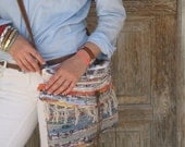 Boho chic kilim messenger bag ready to ship