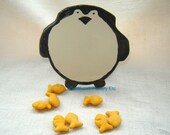 Little Penguin Ceramic Dish in Black and White