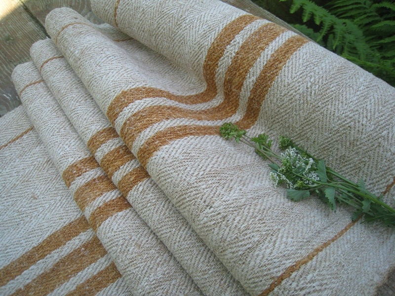 antique handloomed STAIRRUNNER WARM CARAMELL bathmat 4.80y