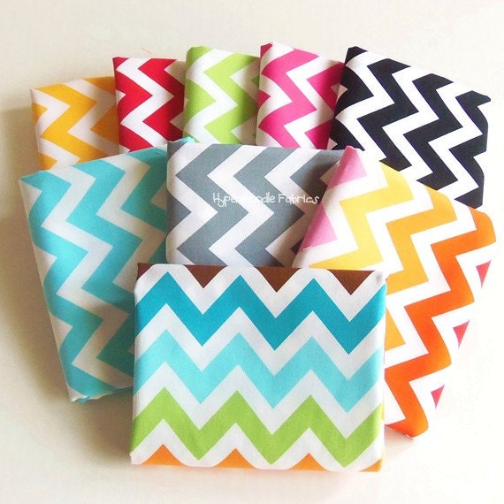 Fat Quarter Bundle Remix Big Zig Zag Chevron 9 Fat Quarters total