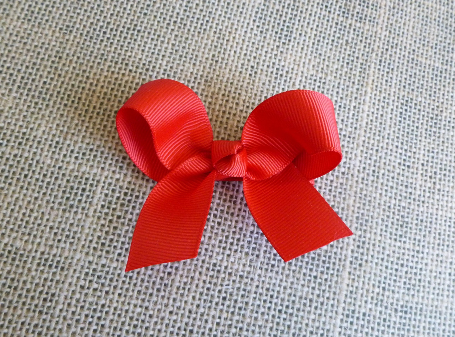 Bright Red Hair Bow USA Fourth of July America Boutique