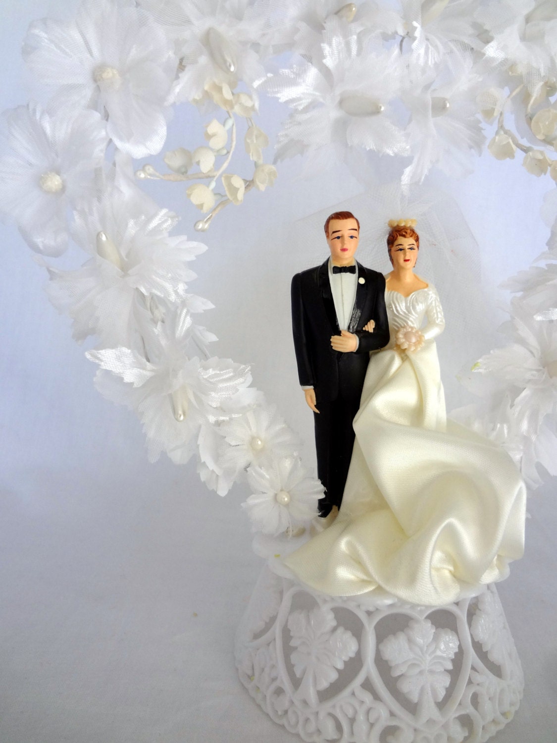 50s 60s Handpainted Vintage Cake Topper in Original Box - Something Old Something Borrowed - by Coast