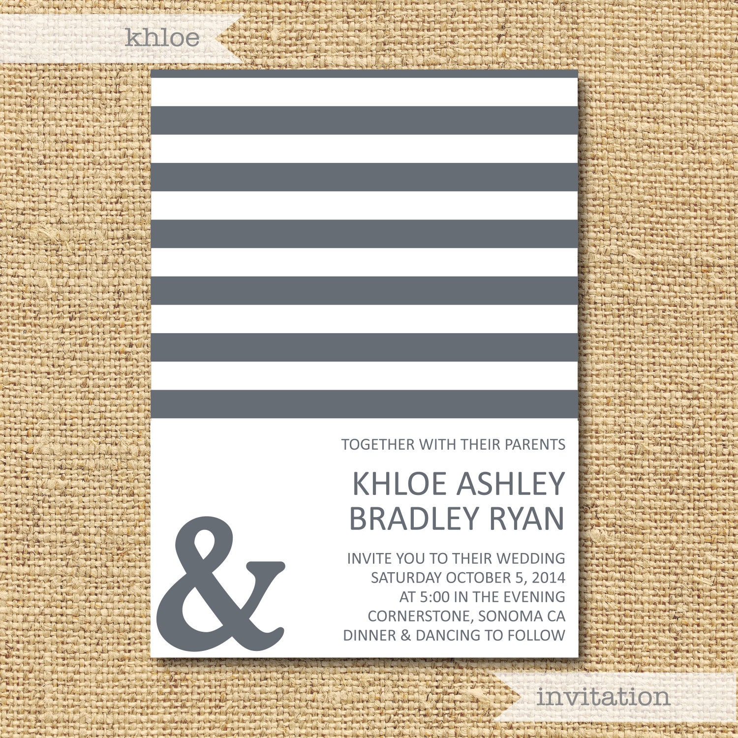 Printable Khloe Invitation
