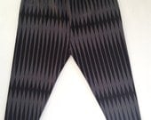 littlefour cotton black and grey triangle print baby leggings 2T 3T 4T