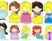 Girls Personalized Princess Tee T Shirt Disney Vacation Snow White Belle Cinderella Aurora Sleeping Beauty Rapunzel Ariel