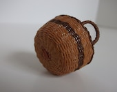 basket, hand-woven miniature