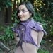 Felt Melted Neck Cowl Warmer And Fairy Belt OOAK