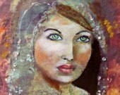 Oceana mixed media painting