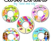 CLOSET DIVIDERS Mermaid Magic Girls Bedroom Baby Nursery Art Decor