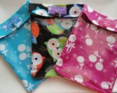 April Sale 3 pack - 5x7 Medium Ouch PouchesTM First Aid Organizers for Diaper Bag or Purse (YOU CHOOSE FABRICS) New Styles