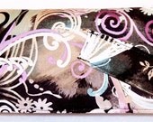 Butterfly Butterflies Filigree CheckBook Cover