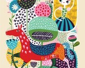 Stay Wild... - limited edition giclee print of an original illustration (8 x 10 in)