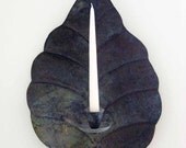 Dramatic Indian Leaf Sconce - Brass with Patina