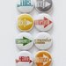 Arrow Sayings Flair Button - NEW
