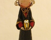 A Keeper of Wisdom - Limited Edition Poppet by Lisa Snellings  Number 8 of 10