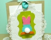 Easter Bunny Handmade Card