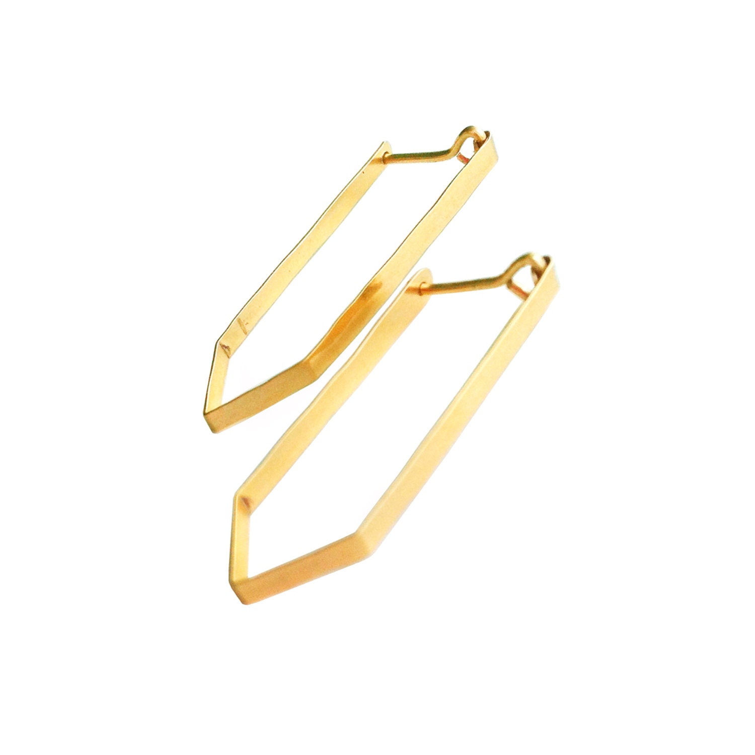 gold PRISM earrings