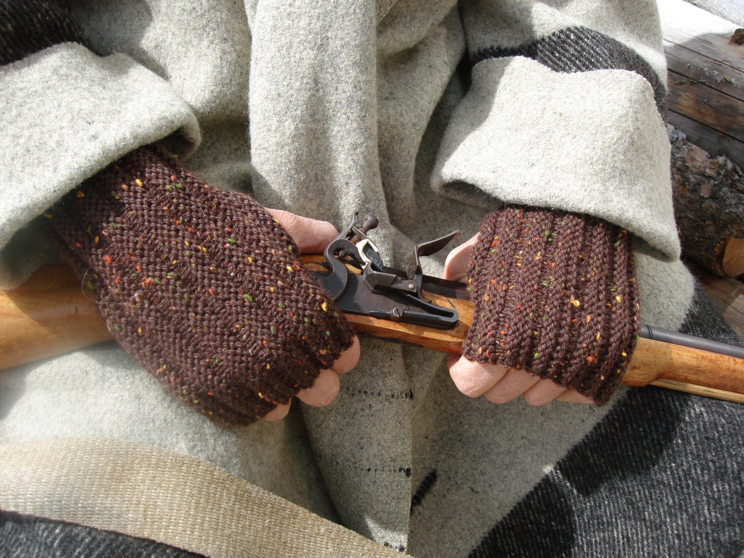 Muffatees - Finglerless mitts - from 1840 Workwoman's Guide - BeaverCreekTraders