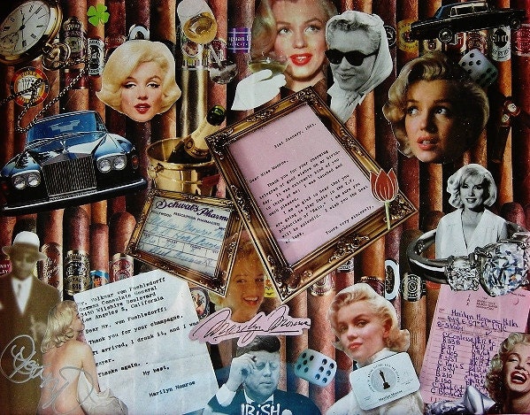 Marilyn Collage (original artwork by the Foxman)
