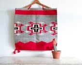 Vintage Woven Runner or Rug / Southwestern Decor