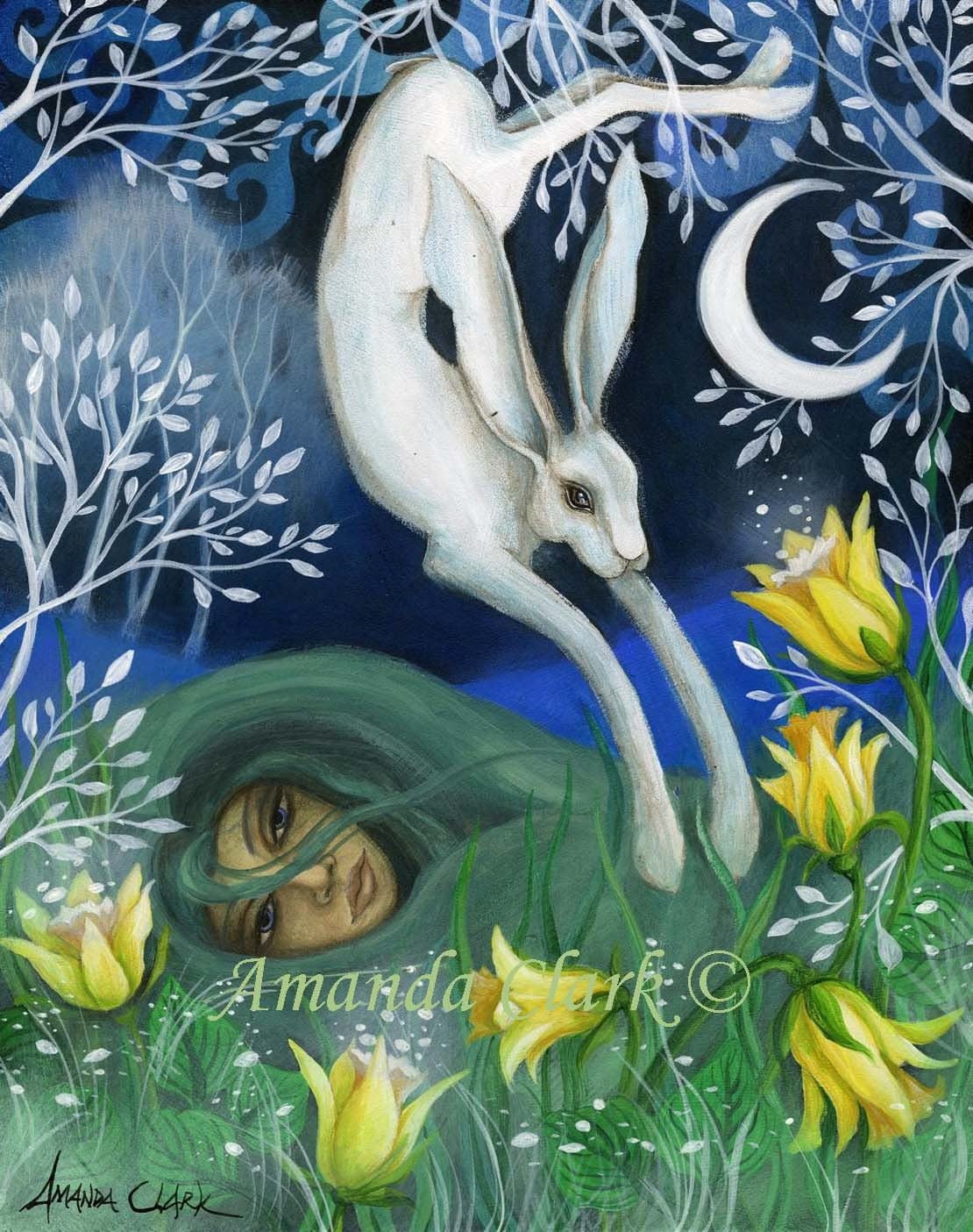 Ostara . Art print by Amanda Clark.
