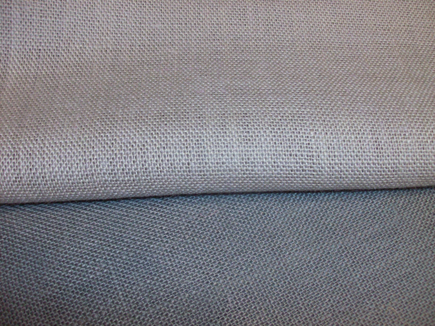 Burlap 14 X 108"  ash gray color table runner  Hand wash