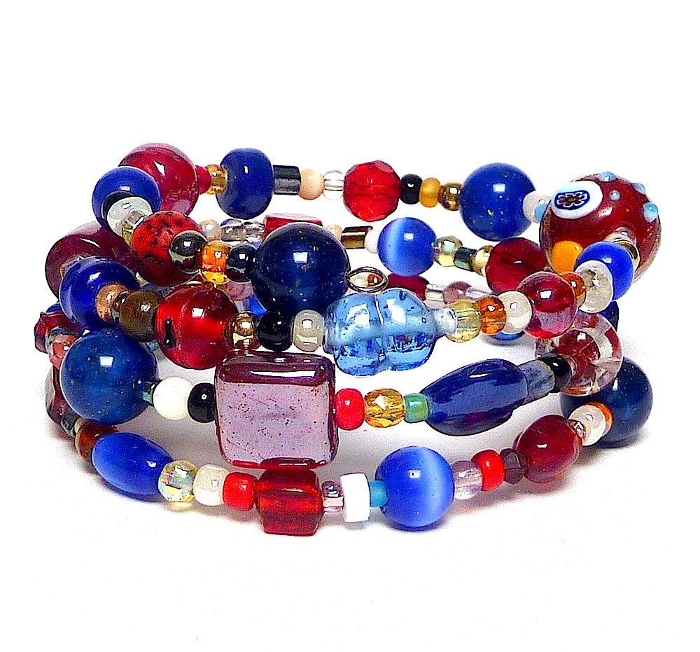 Coil Beaded Bracelet ALICE Beading Divas Fundraiser