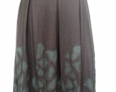 Adorable Decoster Applique Flower Wool Blend Skirt Size 6
