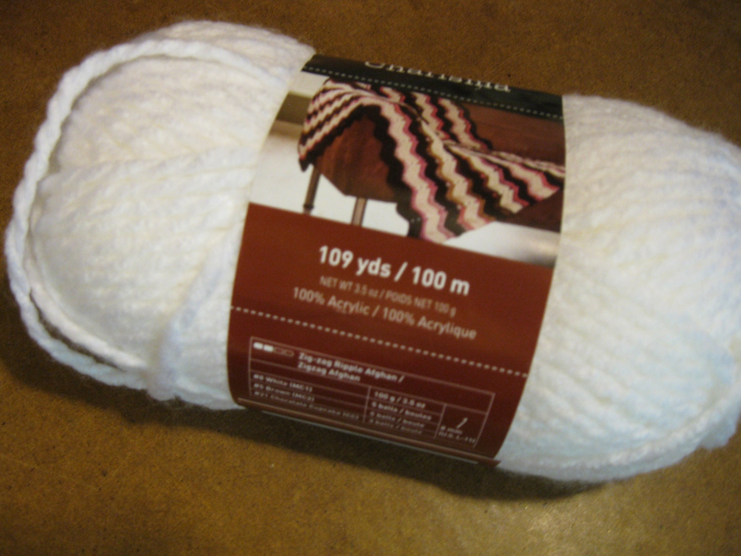 Destash - Supply - Yarn - Skein - Michael's Loops and Threads - Charisma - White