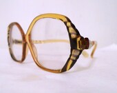 Big Christian Dior Honey Amber Eyeglasses / Frame Germany/ MOD CD Bubble Sunglasses / Women/ Men