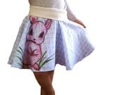 Bunny Foo Foo Girl's Skirt - with built in shorts