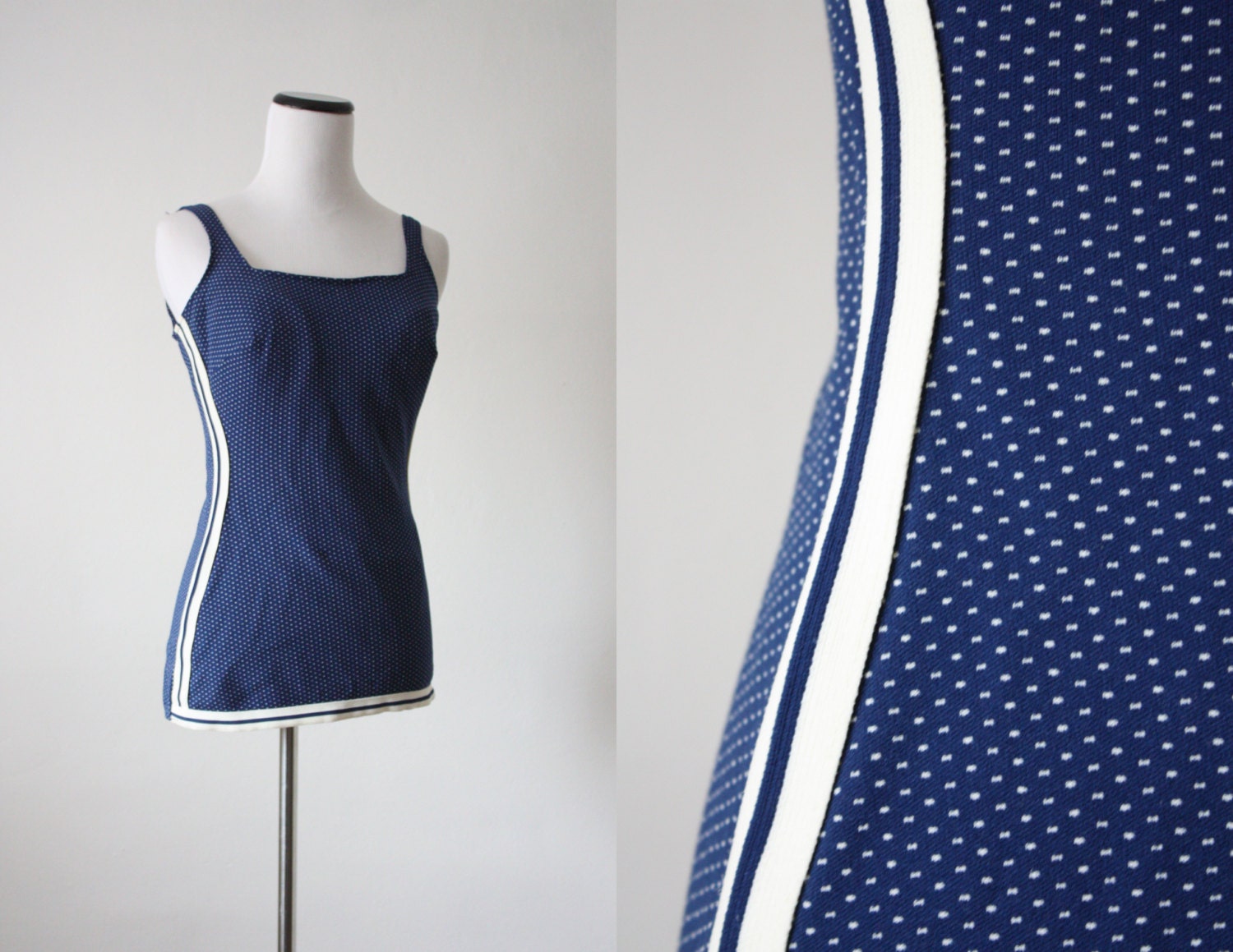 vintage 1960's nautical swimsuit