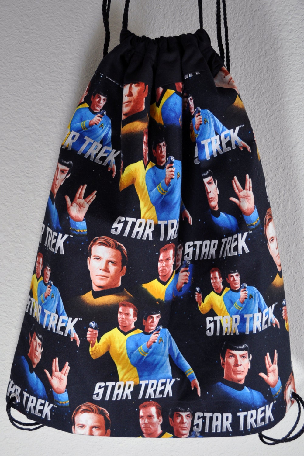 Star Trek: TOS Kirk and Spock Drawstring Backpack