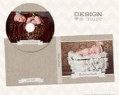 CD DVD Label Template and Cover Template for Photographers - Instant Download
