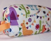Molly Llama Project Bag in White