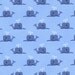 Dear Stella All Hands on Deck by Jack and Lou Lou, Whales in Blue - 1 yard listing