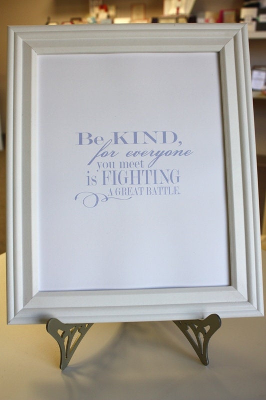 Be Kind Autism Awarenesss Quote - Donation to Autism Speaks
