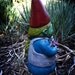 Zombie Garden Gnome, "Mrs. Dead" Cast Concrete