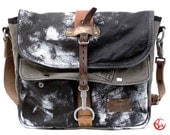 Stylish Messenger Bag // Upcycled and Handmade by peace4you - Model paul-2102 - peace4you