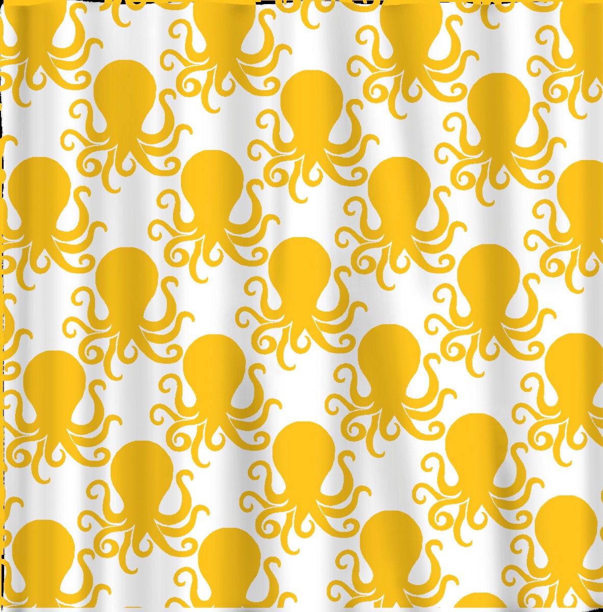 Custom Octopus Shower Curtain - Any Color