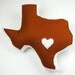 Customizable Texas State Pillow