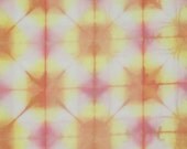 Hand Dyed Shibori Fabric - Omuta - One Half Yard