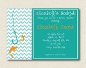 PRINTABLE She's Hooked Bridal Shower Invite