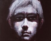 IPALBUS, Young Man Portrait, Male, Homme Uomo, Modern Realism, Original Painting