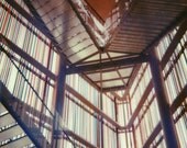 Museum Abstract Polaroid . 8x8 Fine Art Photography Instant Film Print . impossible project . urban . architecture . home decor . vintage