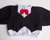 Tiny Tuxedo Pullover Sweater