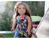 American Girl Doll 18 Inch Doll Wrap Dress for Kanani