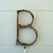 Wedding Cake Topper 5" Rustic Personalized Grapevine Letter - Basic Print Style - Any Letter